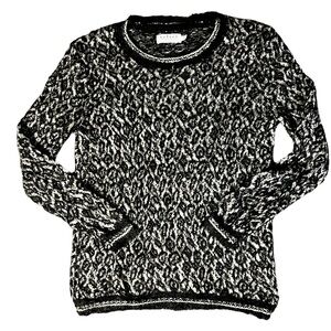 BLACK FRIDAY $10 Velvet By Graham & Spencer Women's Sweater Fringe Funky XS/P